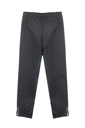 Pantalone in misto cotone e seta nero JIL SANDER | J22KA0328J45266001